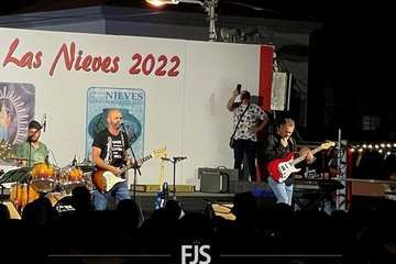 Concierto de tres bandas en la Plaza de Las Nieves en Lomo Magullo/Francisco Javier Santana.